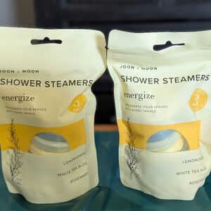 Joon x Moon Energize Shower Steamers Lemongrass White Tea Aloe Rosemary Lot Of 2